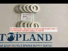 PN 10601257-001, WASHER Flat NOM SZ2.000 في الفولاذ المعدني C للنموذج الوطني لـ TOPDRIVE PS 350/500