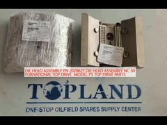 تجميع الرأس الميت PN 2028627 تجميع الرأس الميت NC 50 FORNATIONAL TOP DRIVE MODEL PS TOP DRIVE PARTS