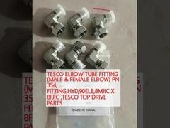 تيسكو كوع أنابيب التثبيت (الرجل والمرأة كوع) PN 354، التثبيت،HYD،90ELB،8MJIC X 8FJIC ،تيسكو أعلى محرك الأجزاء