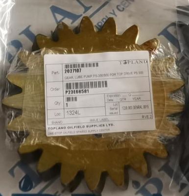 CHINESE PARTS FOR DE WORKSHOP PN 2027107 , GEAR, LUBE PUMP PS-350 500 FORTOP DRIVE PS 500