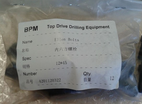 Oilfields Spare Parts BBM Top Drive Parts 4201120322 Ellen Bolts