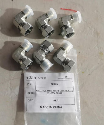 Tesco Elbow Tube Fitting Pn 354 Fitting 90elb 8mjic X 8fjic Top Drive Spare Parts
