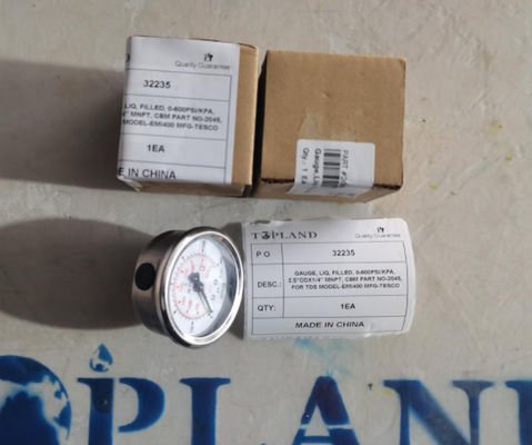 Gauge 0-600 PSI/KPA PN 2045 FOR TDS MODEL EMI400 MFG-TESCO