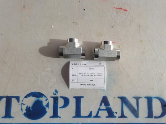 TESCO Top Drive Parts Hyd Tee Fitting PN 362 Model 12FNTP X 12FNTP X 12FNTP
