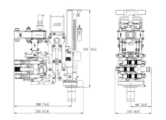 High Strength Iron Roughneck Smart Swrench Pipe Handling Tool Sw10-D1