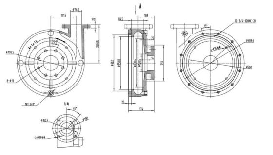 Mission Pump Parts Housing Assembly PN G0006026 for Replacement