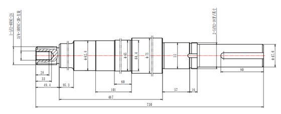 SHAFT Mission Shaft G0006002 Mission Pump Spare Parts