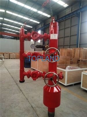 AISI 4145H Alloy Steel Top Drive Rotating Cement Head with 10,000 PSI Working Pressure for Oilfield Casing