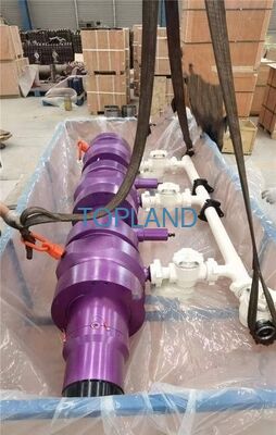 AISI 4145H Alloy Steel Top Drive Rotating Cement Head with 10,000 PSI Working Pressure for Oilfield Casing