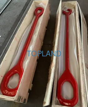 250-Ton Rated Capacity Forged High-Strength Alloy Steel Elevator Links API 8C Compliant for Top Drive Systems