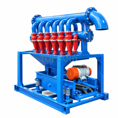 Desilter Cleaner for Third-Stage Solids Control with 20 to 40 μm Particle Removal and 100 mm Hydrocyclone Cone