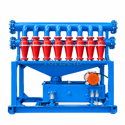 Desilter Cleaner for Third-Stage Solids Control with 20 to 40 μm Particle Removal and 100 mm Hydrocyclone Cone