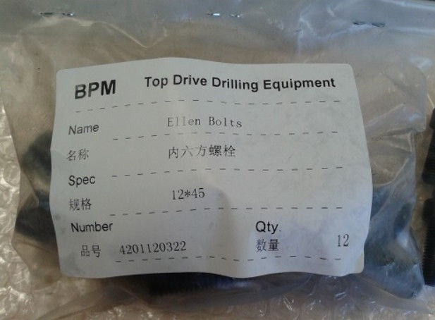 Oilfields Spare Parts BBM Top Drive Parts 4201120322 Ellen Bolts