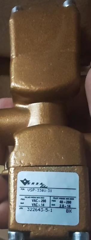 VERSA 3-Way Pneumatic Directional Valve for VAC-200 and VAC-14 BAR Applications