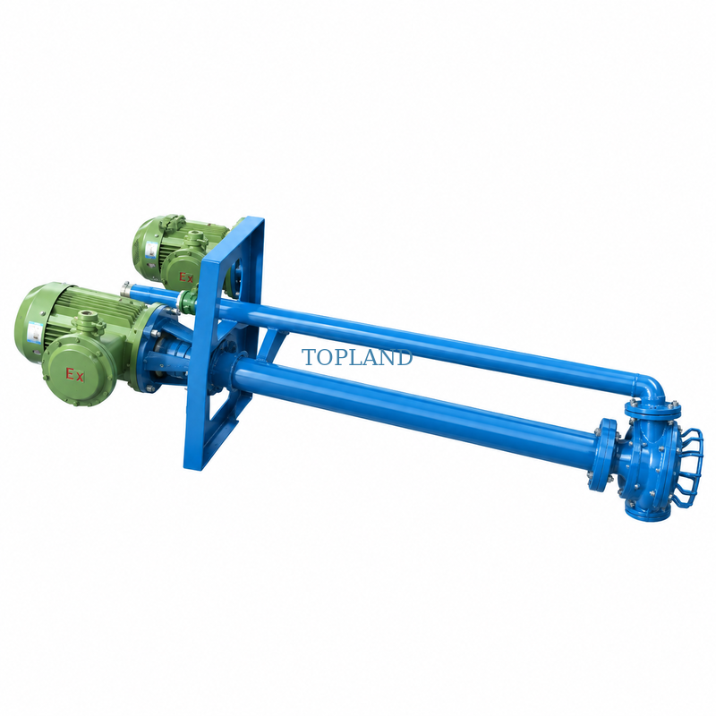 TLW-60 Centrifuge Feed Pump Vertical Submerged Pump with Customizable Immersion Depth and Mechanical Oil Seal Combination for 65% Efficiency